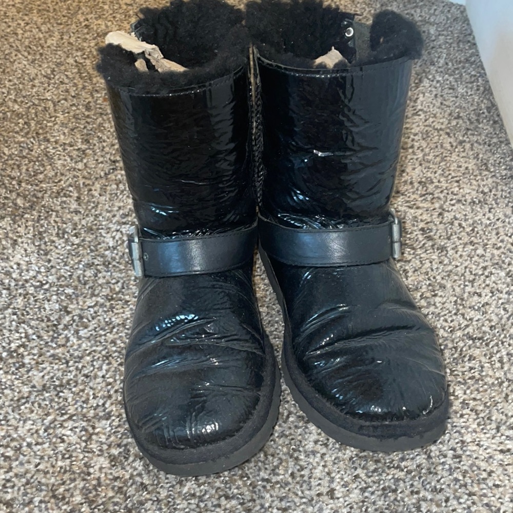 Patent leather Uggs